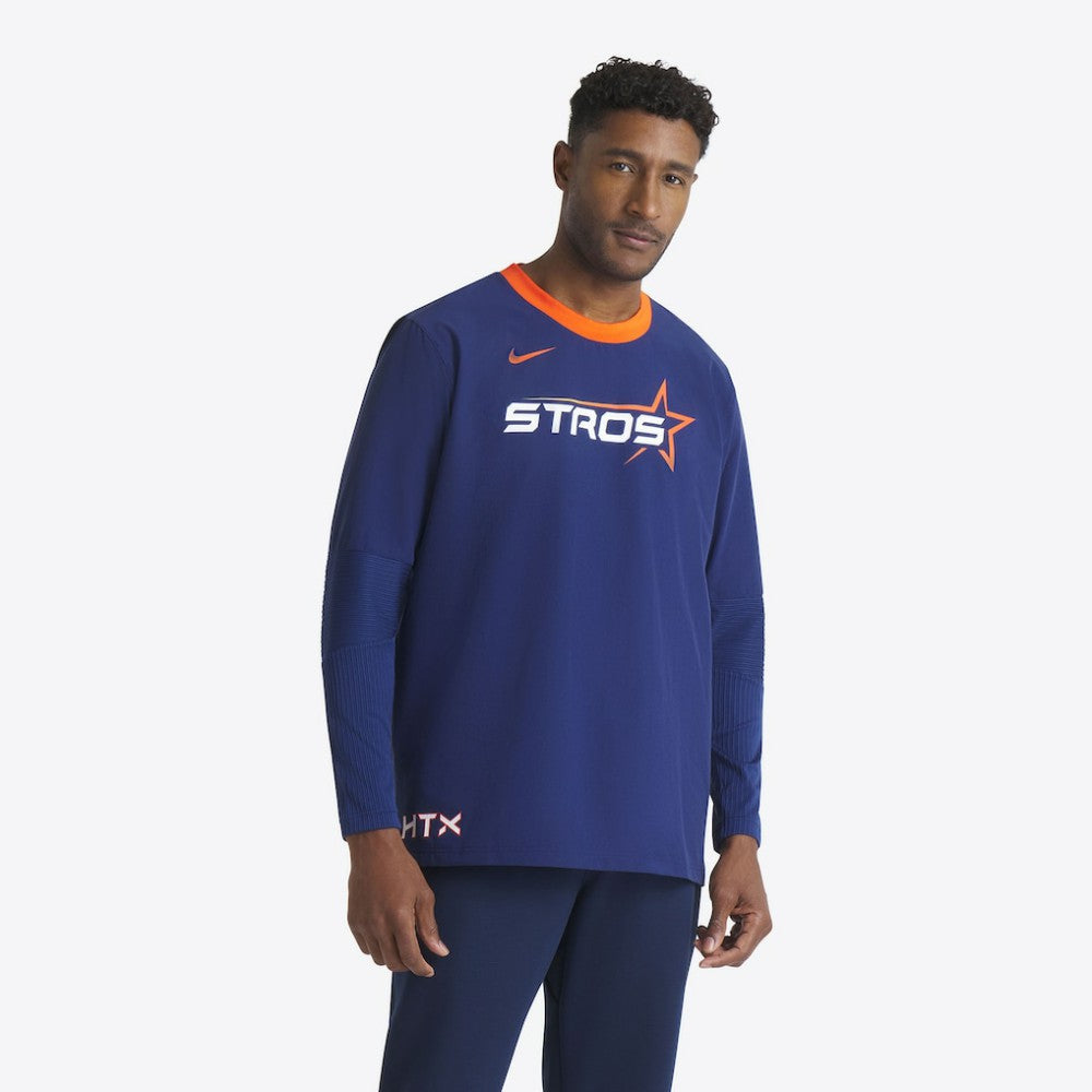 Houston Astros Nike 2025 City Connect Authentic Collection Lightweight Player Performance Long Sleeve Top | MLB New