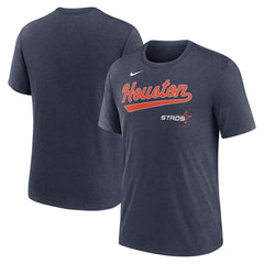 Houston Astros Nike City Connect Script Tri-Blend T-Shirt | MLB US