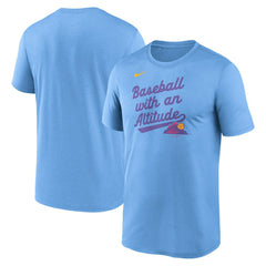 Colorado Rockies Nike 2025 City Connect Team Phrase Legend Performance T-Shirt | MLB For sale