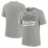 Milwaukee Brewers Nike Cooperstown Collection Retro Tri-Blend T-Shirt | MLB Online
