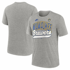 Milwaukee Brewers Nike Cooperstown Collection Retro Tri-Blend T-Shirt | MLB Online