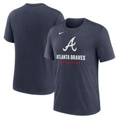 Atlanta Braves Nike Logo Tri-Blend T-Shirt | MLB Shop