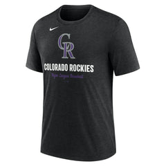 Colorado Rockies Nike Logo Tri-Blend T-Shirt | MLB US