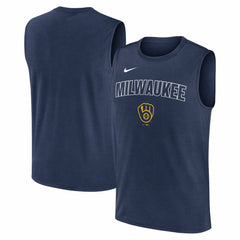 Milwaukee Brewers Nike Knockout Dri-FIT Muscle Tank Top | MLB For sale