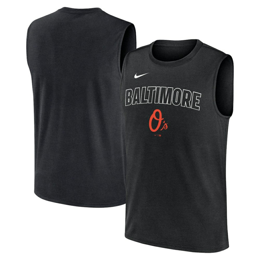 Baltimore Orioles Nike Knockout Dri-FIT Muscle Tank Top | MLB Outlet
