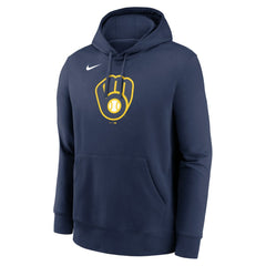 Milwaukee Brewers Nike Logo Club Fleece Hoodie | MLB On Sale