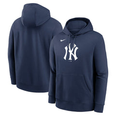 New York Yankees Nike Logo Club Fleece Hoodie | MLB On Sale