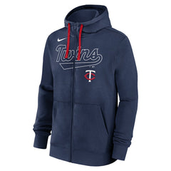 Minnesota Twins Nike Knockout Script Full-Zip Hoodie | MLB Outlet