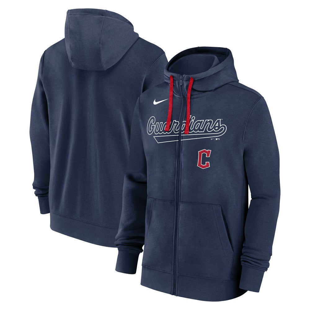 Cleveland Guardians Nike Knockout Script Full-Zip Hoodie | MLB On Sale