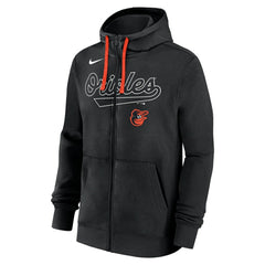 Baltimore Orioles Nike Knockout Script Full-Zip Hoodie | MLB Outlet