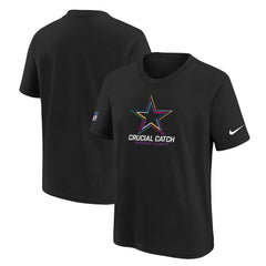Dallas Cowboys Nike Youth 2024 NFL Crucial Catch T-Shirt