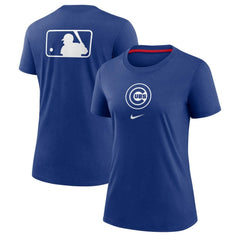 Chicago Cubs Nike Women's Authentic Collection Early Work Tri-Blend T-Shirt | MLB Shop