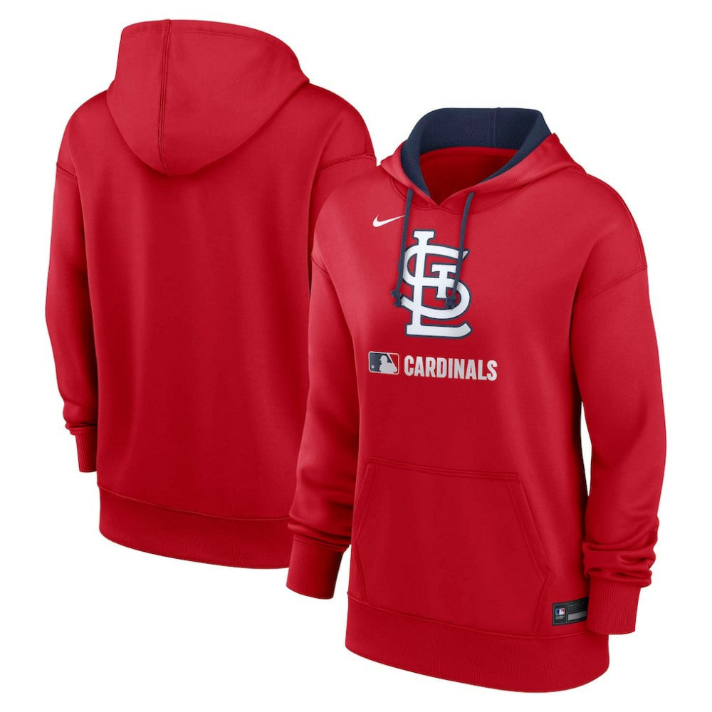 St. Louis Cardinals Nike Women's Authentic Collection Therma-FIT Hoodie | MLB New