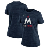 Minnesota Twins Nike Women's Authentic Collection Alternate Logo Velocity Dri-FIT T-Shirt | MLB US