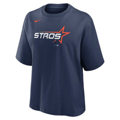 Houston Astros Nike Women's 2025 City Connect Logo Boxy T-Shirt | MLB Sale