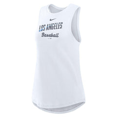 Los Angeles Dodgers Nike Women's City Connect Tricode High Neck Dri-FIT Tank Top | MLB US
