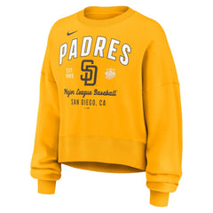 San Diego Padres Nike Women's Oversized High Hip Pullover Sweatshirt | MLB Discount