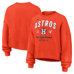 Houston Astros Nike Women's Oversized High Hip Pullover Sweatshirt | MLB On Sale