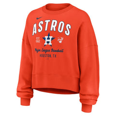 Houston Astros Nike Women's Oversized High Hip Pullover Sweatshirt | MLB On Sale