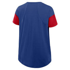 Texas Rangers Nike Women's Flowy Fashion Tri-Blend Dri-FIT T-Shirt | MLB On Sale