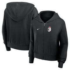Cincinnati Reds Nike Women's Cropped Chill Full-Zip Hoodie | MLB On Sale