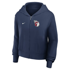 Cleveland Guardians Nike Women's Cropped Chill Full-Zip Hoodie | MLB US