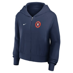 Houston Astros Nike Women's Cropped Chill Full-Zip Hoodie | MLB Sale