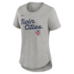 Minnesota Twins Nike Women's Script Tri-Blend T-Shirt | MLB Shop