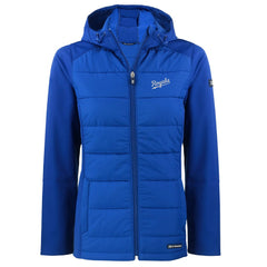 Kansas City Royals Cutter & Buck Women's Evoke Hybrid Eco Softshell Recycled Full-Zip Hoodie Jacket | MLB For sale