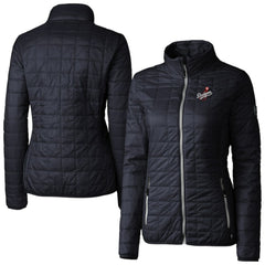 Los Angeles Dodgers Cutter & Buck Women's Rainier PrimaLoft Eco Insulated Full-Zip Puffer Jacket | MLB US