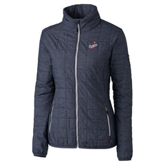 Los Angeles Dodgers Cutter & Buck Women's Rainier PrimaLoft Eco Insulated Full-Zip Puffer Jacket | MLB Discount