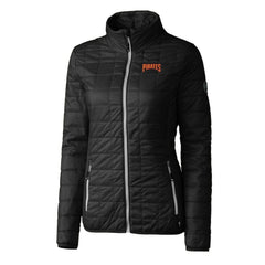Pittsburgh Pirates Cutter & Buck Women's Rainier PrimaLoft Eco Insulated Full-Zip Puffer Jacket | MLB For sale