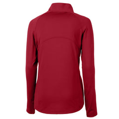Detroit Tigers Cutter & Buck Women's Americana DryTec Adapt Eco Knit Stretch Recycled Raglan Half-Zip Top | MLB Outlet