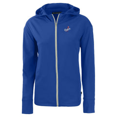 Los Angeles Dodgers Cutter & Buck Women's Daybreak Eco Recycled Full-Zip Hoodie Jacket | MLB Shop