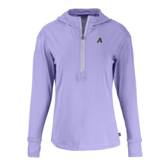 Arizona Diamondbacks Cutter & Buck Women's Daybreak Eco Recycled Half-Zip Hoodie | MLB Shop