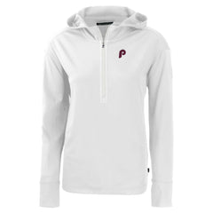 Philadelphia Phillies Cutter & Buck Women's Daybreak Eco Recycled Half-Zip Hoodie | MLB Near me