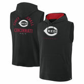 Cincinnati Reds Fanatics Fire Speed Sleeveless Pullover Hoodie | MLB On Sale