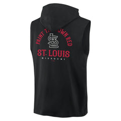 St. Louis Cardinals Fanatics Fire Speed Sleeveless Pullover Hoodie | MLB Sale