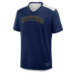 Milwaukee Brewers Fanatics Walk Off V-Neck T-Shirt | MLB Online