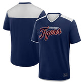 Detroit Tigers Fanatics Walk Off V-Neck T-Shirt | MLB New