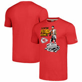 Kansas City Chiefs Patrick Mahomes Homage Unisex Caricature Player Tri-Blend T-Shirt