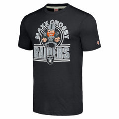Las Vegas Raiders Maxx Crosby Homage Unisex Caricature Player Tri-Blend T-Shirt