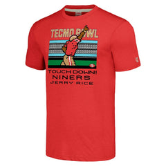 San Francisco 49ers Jerry Rice Homage Unisex Tecmo Bowl Retired Player Graphic Tri-Blend T-Shirt