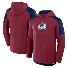 Colorado Avalanche Fanatics Meta Game Transitional Pullover Hoodie Online