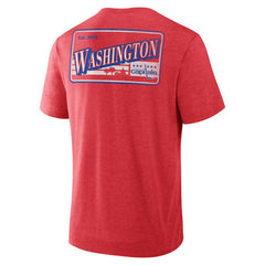 Washington Capitals Fanatics Fan Lanes Tri-Blend T-Shirt Online