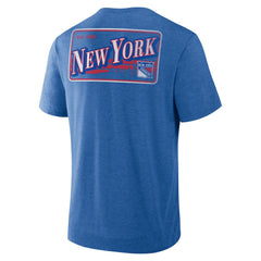 New York Rangers Fanatics Fan Lanes Tri-Blend T-Shirt Outlet