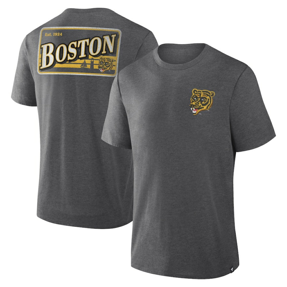 Boston Bruins Fanatics Fan Lanes Tri-Blend T-Shirt For Sale