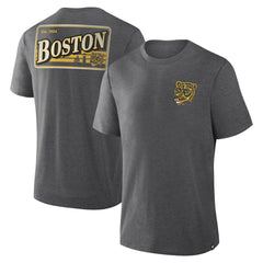 Boston Bruins Fanatics Fan Lanes Tri-Blend T-Shirt For Sale
