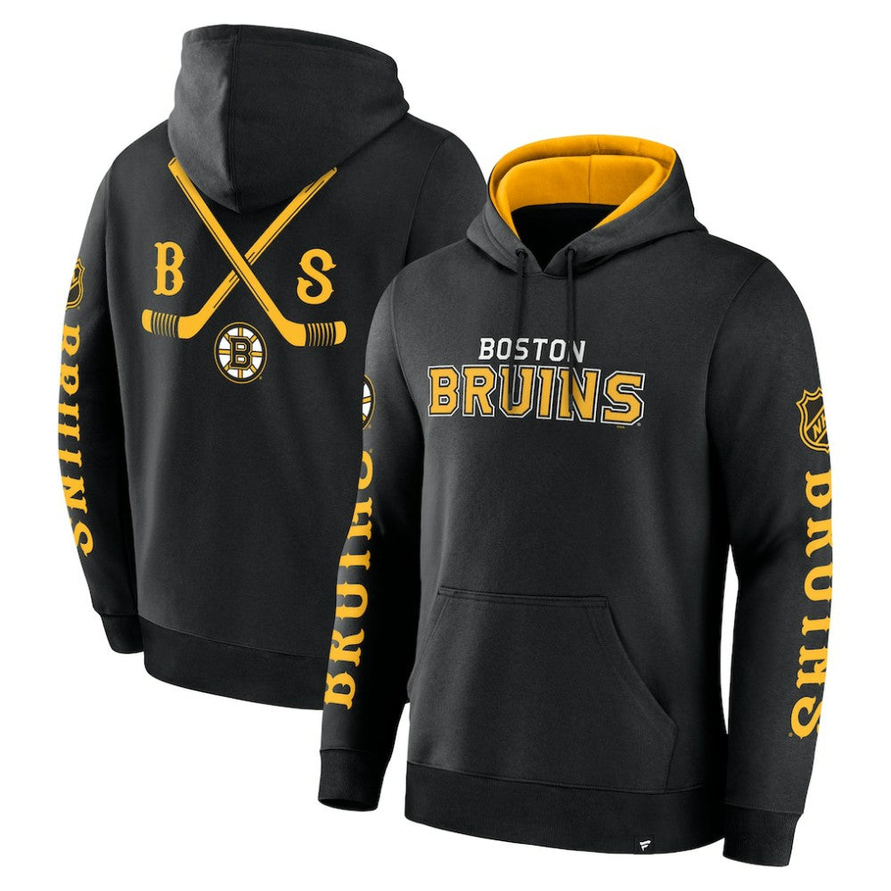 Boston Bruins Fanatics Big City Legacy Fleece Pullover Hoodie For Sale