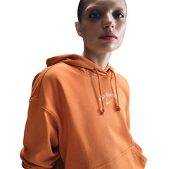 Club America Women's CA x CA Phoenix Fleece Pullover Hoodie Orange - Nike